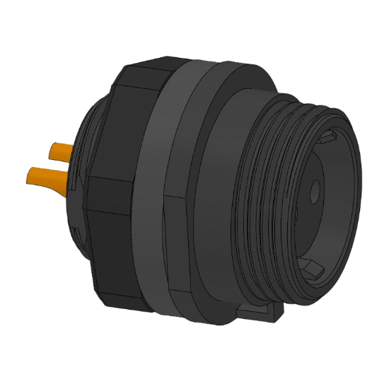 AP13 2P-7P Panel Mounted Female Connector - Suzhou Luyi Electronic ...